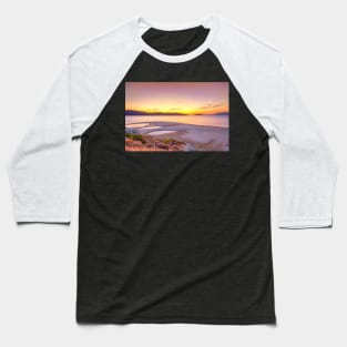 The sunset at the beach Megali Ammos of Marmari in Evia, Greece Baseball T-Shirt